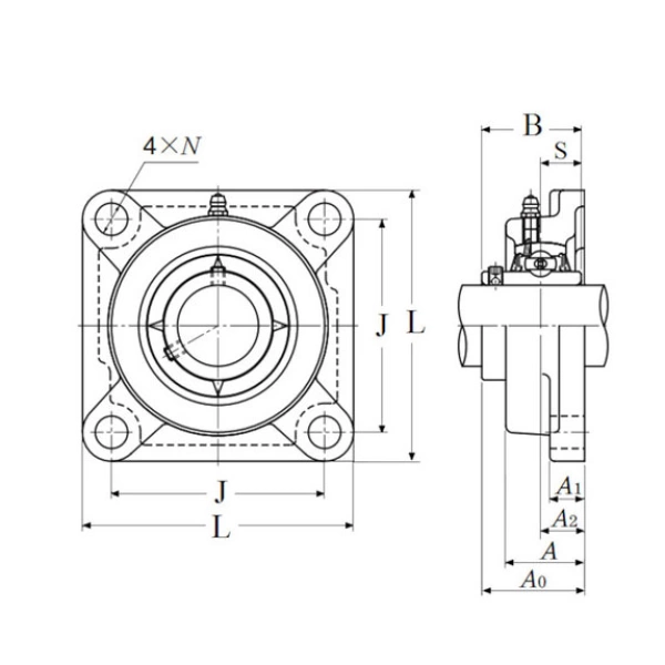 Gối đỡ C-UCF212D1