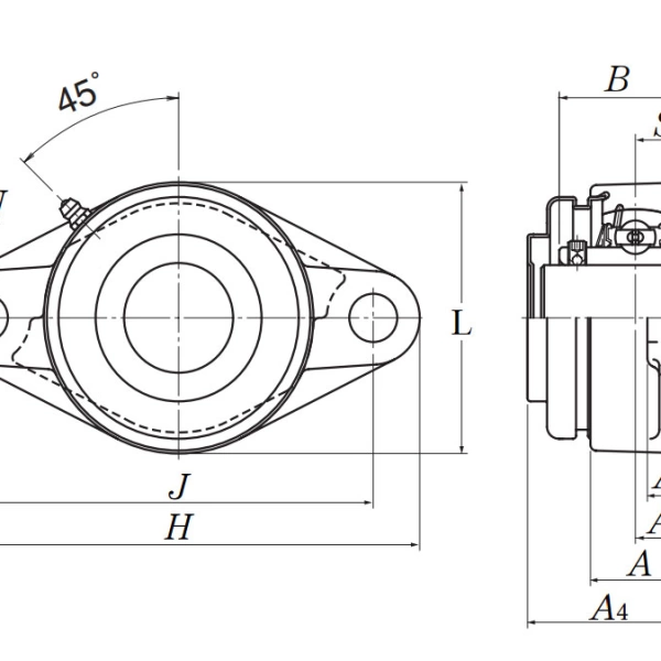 Gối đỡ CM-UCFL205D1
