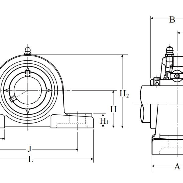 Gối đỡ C-UCP212D1