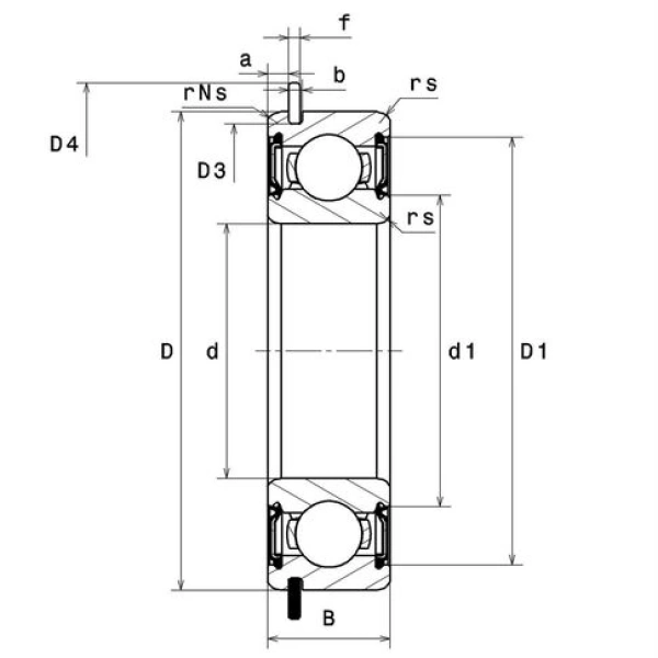 Vòng bi 6020LLUNR/2AS