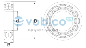 Tra cứu thông số vòng bi bạc đạn NTN - Chủng loại Vòng bi cầu rãnh sâu